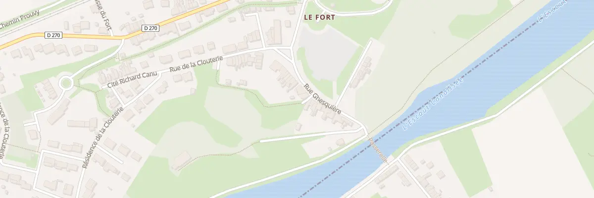 Plan du 52 Rue Ghesquiere à Trith-Saint-Léger