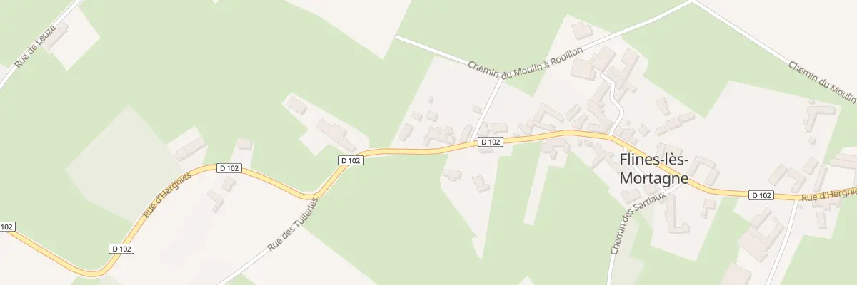 Plan du 11A Rue d’Hergnies à Flines-lès-Mortagne