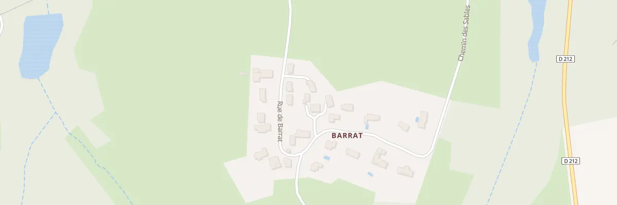 Plan du 20 Barrat à Peschadoires