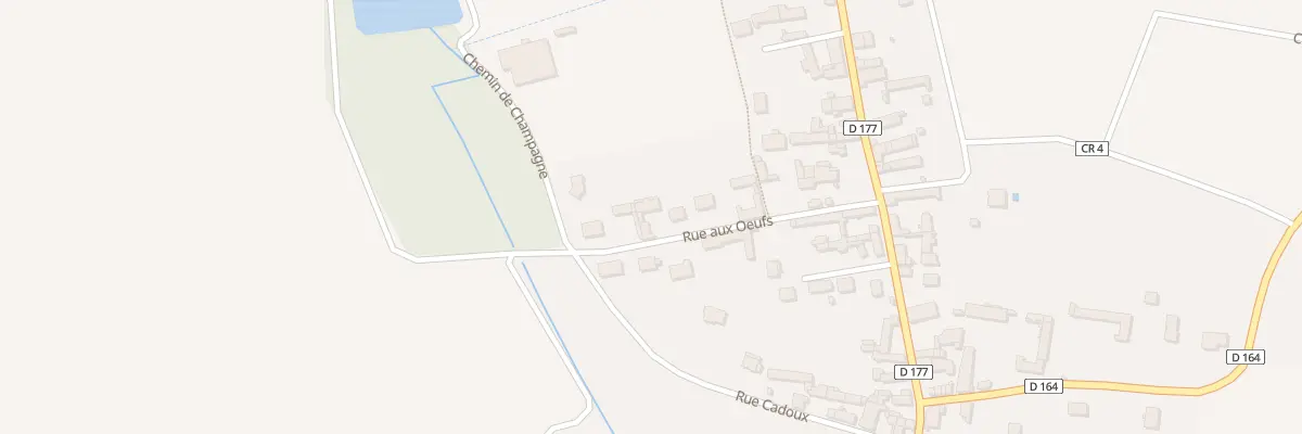 Plan du 10 Rue aux Oeufs à Branches