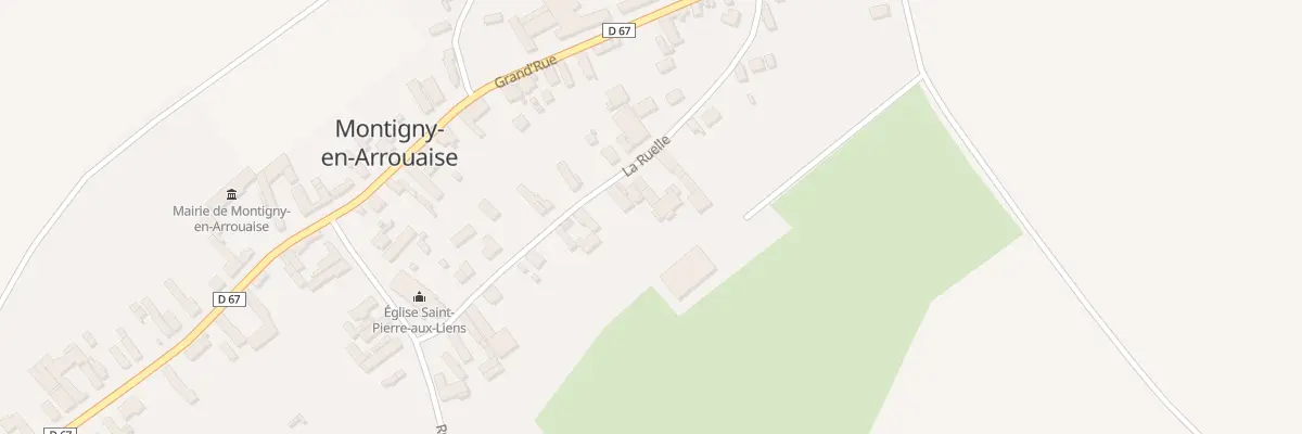 Plan du 22 La Ruelle à Montigny-en-Arrouaise