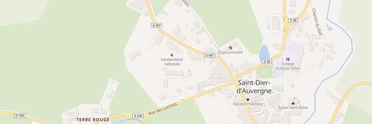 Plan du 24 Rue de la Gendarmerie à Saint-Dier-d’Auvergne