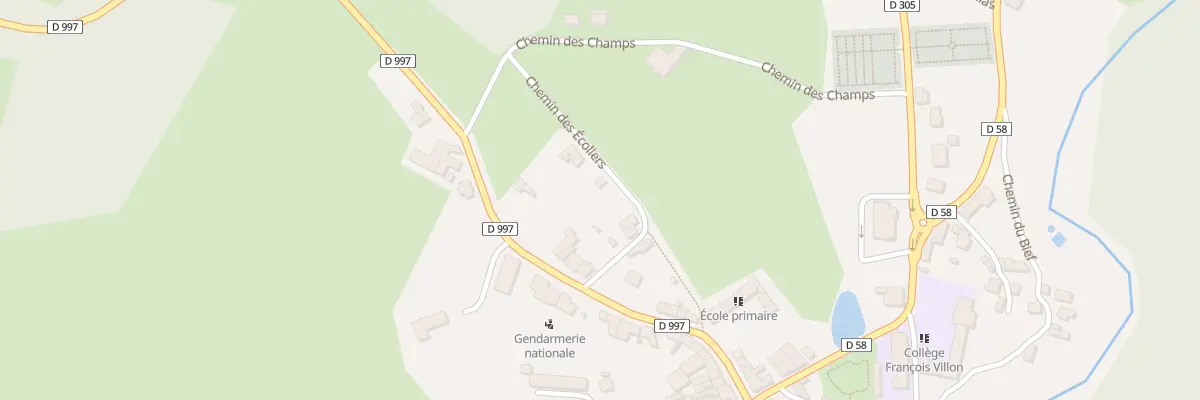Plan du 1B Che des Ecoliers à Saint-Dier-d’Auvergne