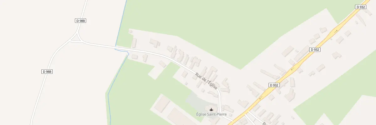 Plan du 15 Rue de l’Eglise à Reumont