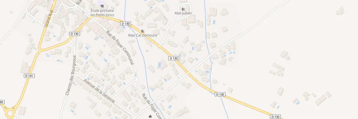 Plan du 261 Rte de Saint Andre à Jonquières