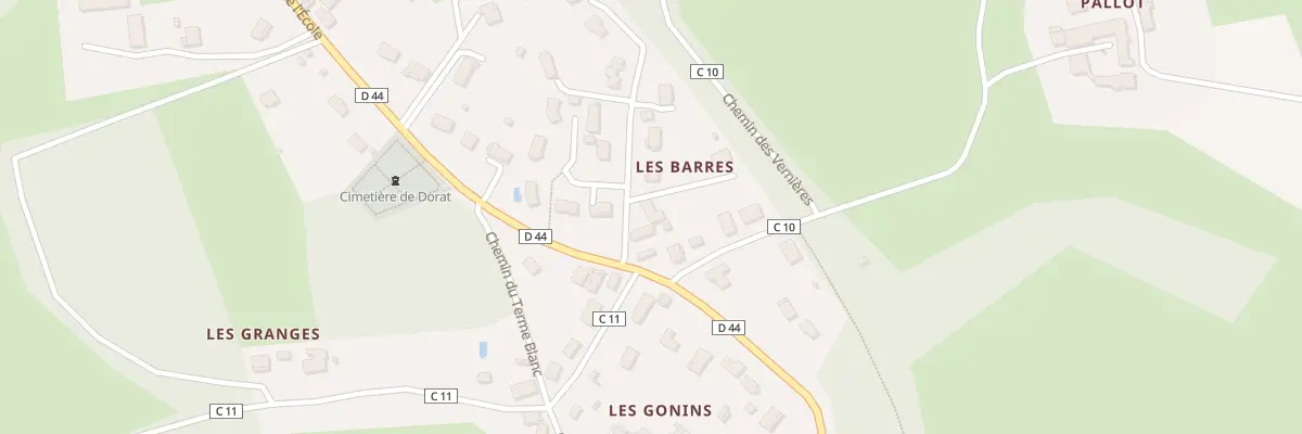 Plan du 5002 Les Barres à Dorat