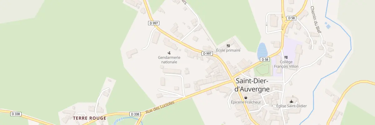 Plan du 22 Rue de la Gendarmerie à Saint-Dier-d’Auvergne