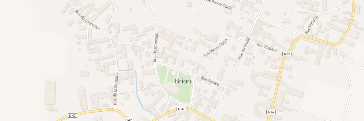 Plan du 14 Pl de l’Église à Brion