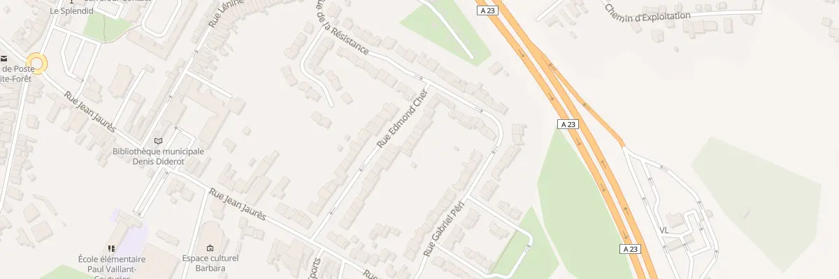 Plan du 29 Rue Edmond Cher à Petite-Forêt