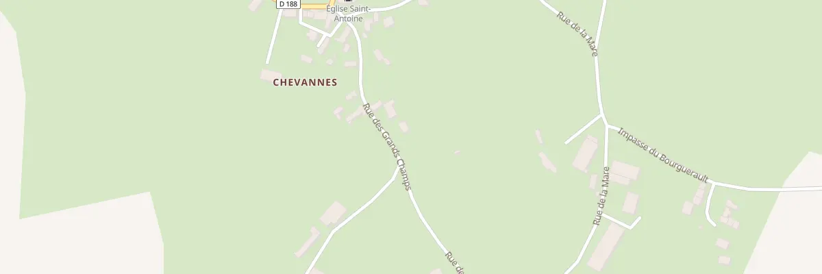 Plan du 7 Rue des Grands Champs à Billy-Chevannes