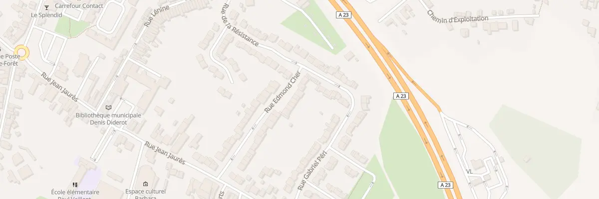 Plan du 33 Rue Edmond Cher à Petite-Forêt