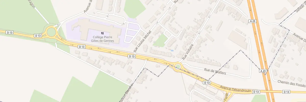 Plan du 42 Rue Ambroise Croizat à Petite-Forêt