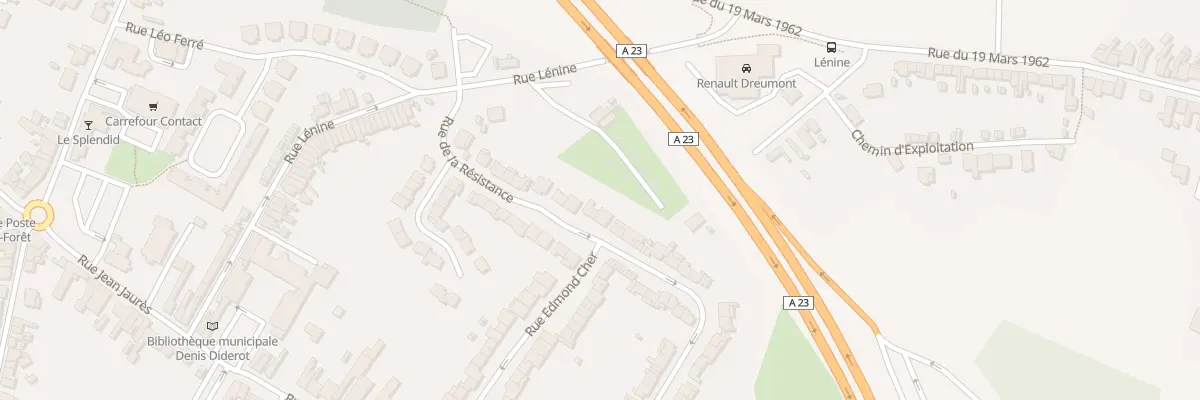 Plan du 18 Rue Gabriel Peri à Petite-Forêt