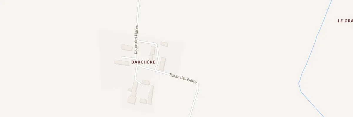 Plan du 1 Rte des Places à Boucé