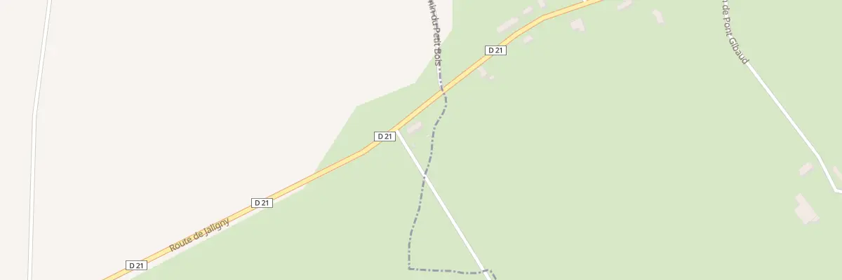 Plan du 60 Rte de Jaligny à Treteau
