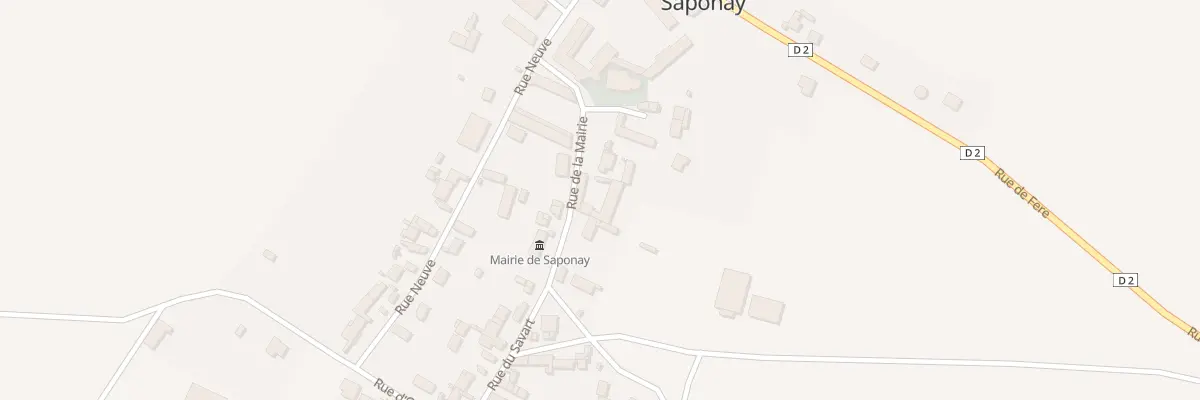 Plan du 3 Rue de la Mairie à Saponay