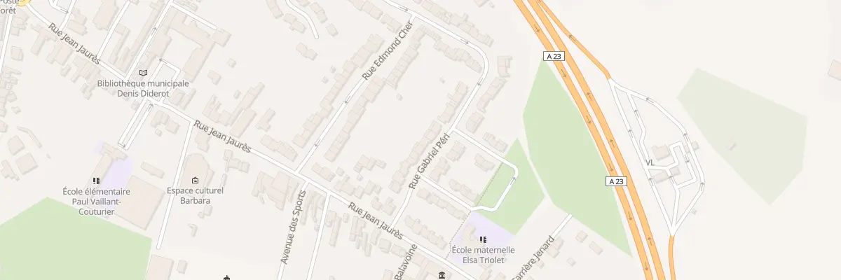 Plan du 45 Rue Gabriel Peri à Petite-Forêt