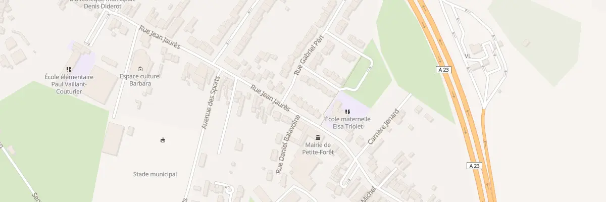 Plan du 73 Rue Jean Jaures à Petite-Forêt