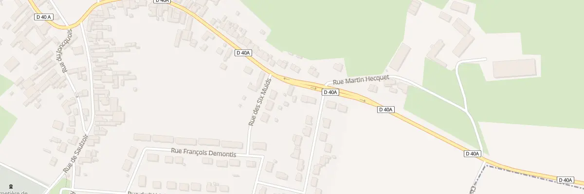 Plan du 34 Rue Martin Hecquet à Verchain-Maugré