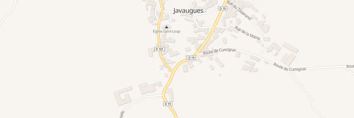 Plan du 5026 Au Bourg à Javaugues