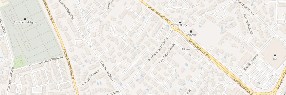 Plan du 9 Rue des Grands Manteaux à Agde