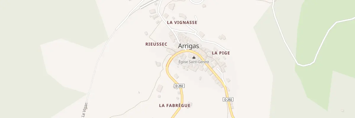 Plan du 5289 Le Village à Arrigas