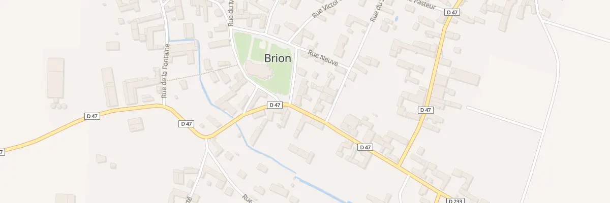 Plan du 2 Pl de l’Église à Brion