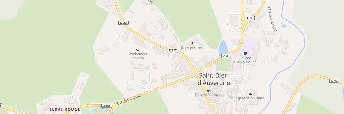 Plan du 14 Rue de la Gendarmerie à Saint-Dier-d’Auvergne