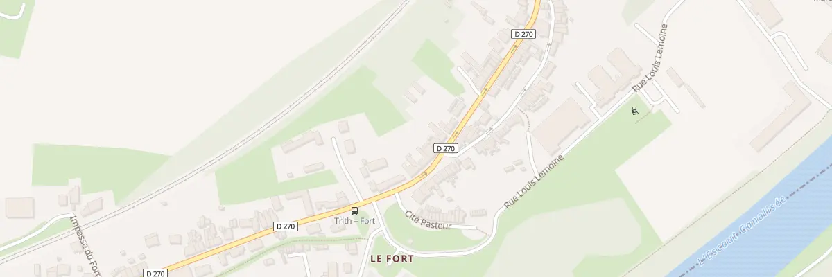 Plan du 86 Rue Jean Jaures à Trith-Saint-Léger