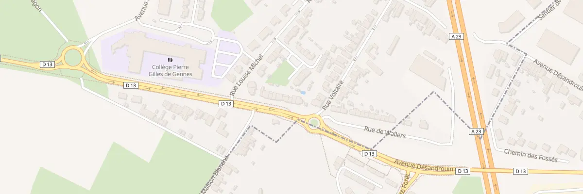 Plan du 32 Rue Ambroise Croizat à Petite-Forêt