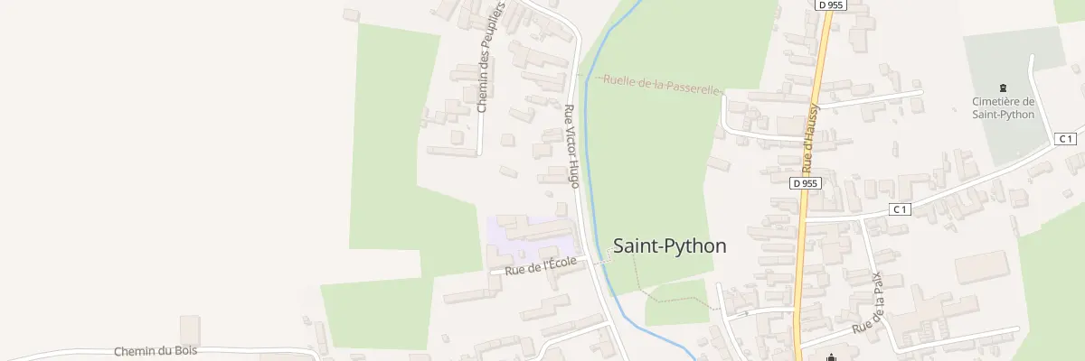 Plan du 21 Rue Victor Hugo à Saint-Python