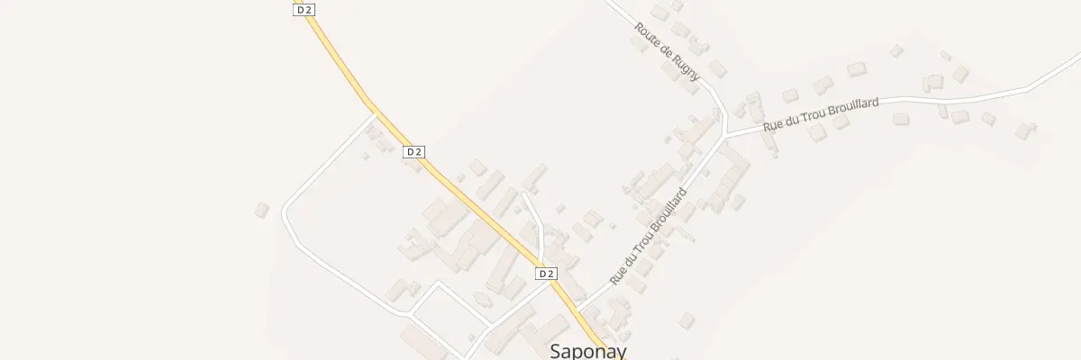 Plan du 4 Rue du Cul de Sac à Saponay
