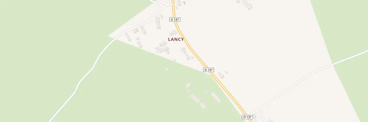 Plan du 3 Lancy à Cossaye