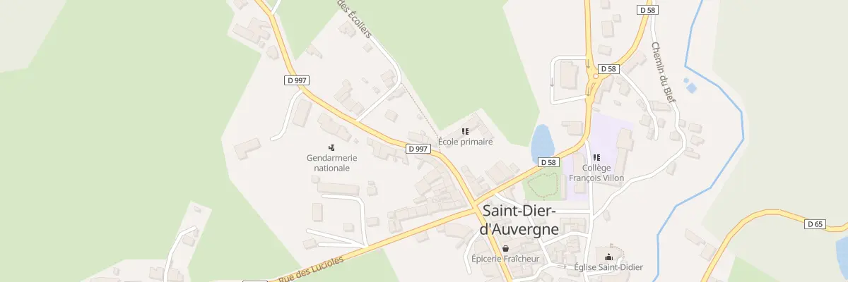 Plan du 11B Rue de la Gendarmerie à Saint-Dier-d’Auvergne