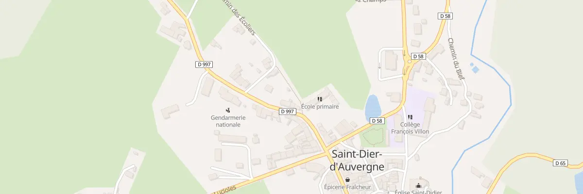 Plan du 11 Rue de la Gendarmerie à Saint-Dier-d’Auvergne