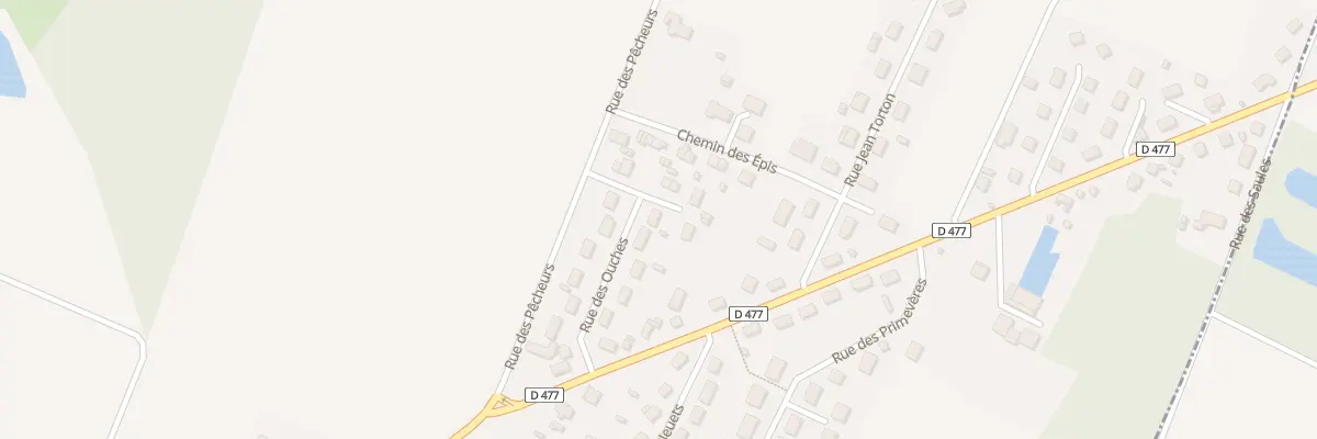 Plan du 10 Rue des Ouches à Épineau-les-Voves