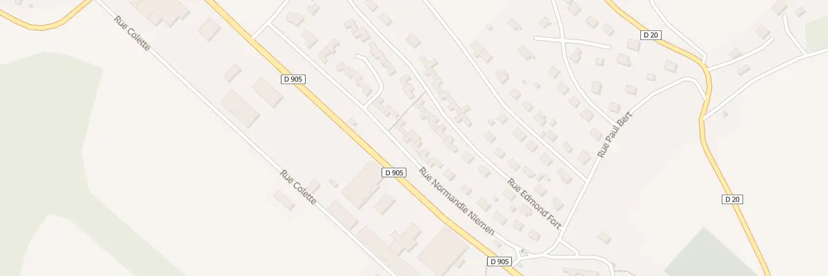 Plan du 413 Rue Normandie Niemen à Cerisiers