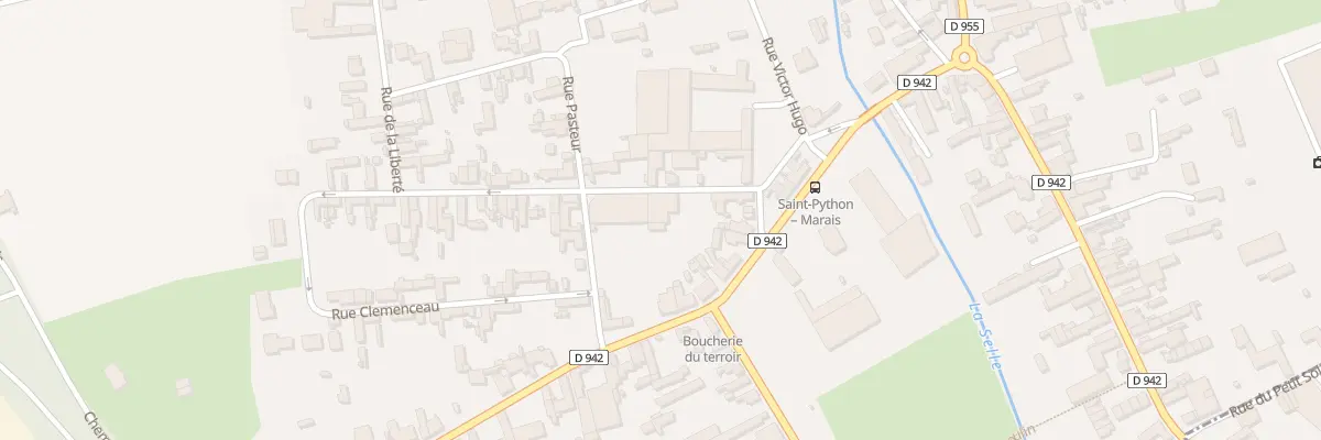 Plan du 1 Rue Gambetta à Saint-Python