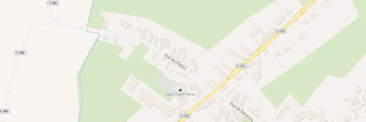 Plan du 7 Rue de l’Eglise à Reumont