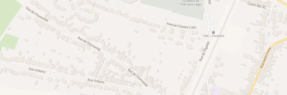 Plan du 50 Rue de l’Humanite à Trith-Saint-Léger