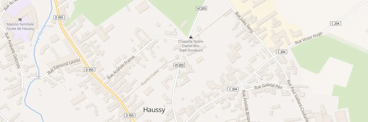 Plan du 8 Rue Emile Zola à Haussy