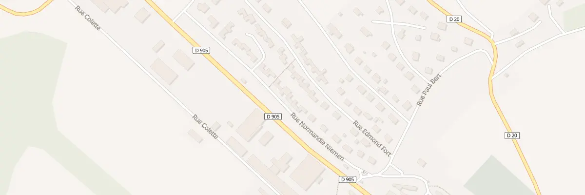 Plan du 412 Rue Normandie Niemen à Cerisiers