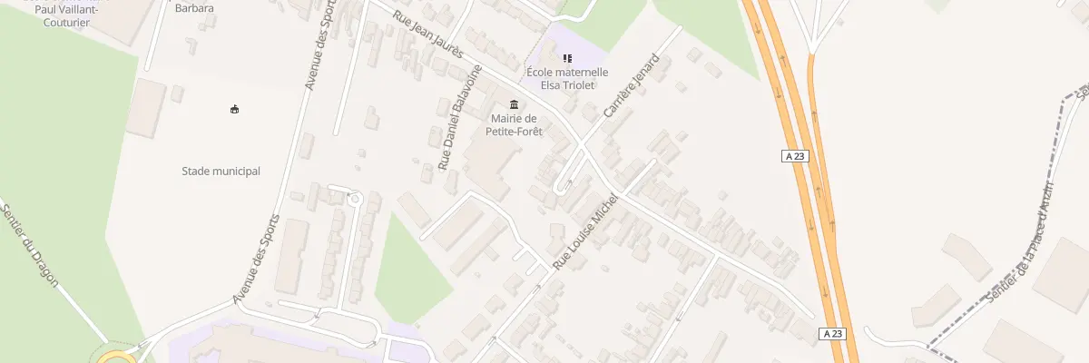 Plan du 104 Rue Jean Jaures à Petite-Forêt