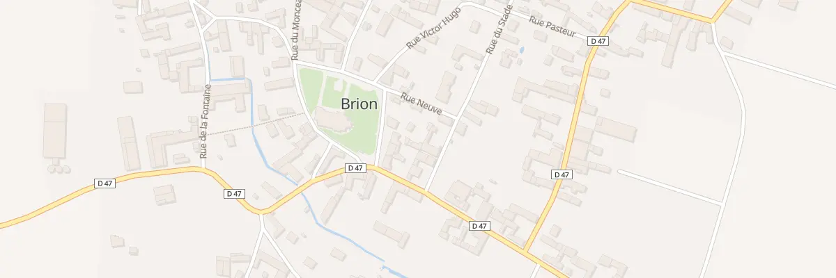 Plan du 6B Pl de l’Église à Brion