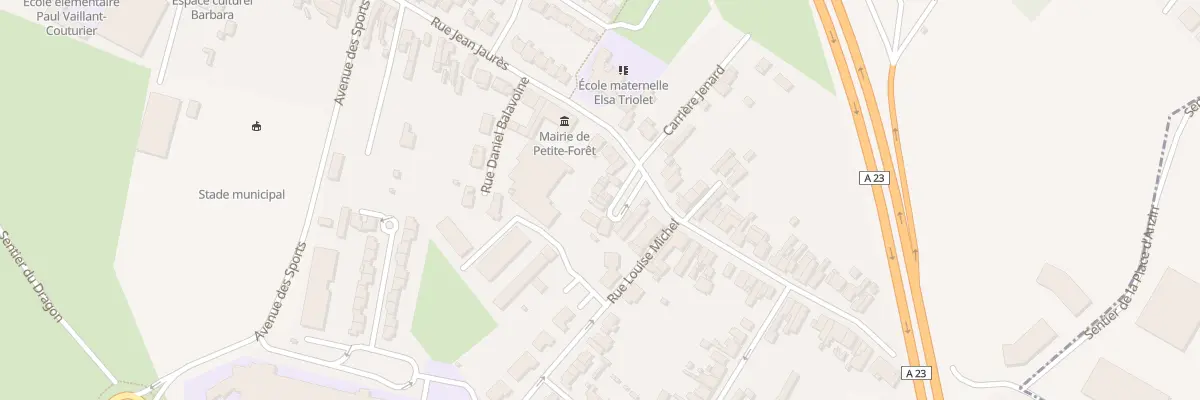 Plan du 102 Rue Jean Jaures à Petite-Forêt