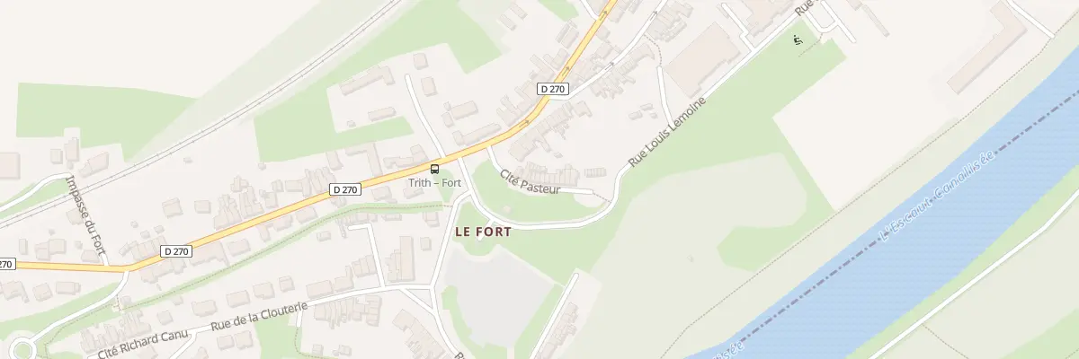 Plan du 5B Cite Pasteur à Trith-Saint-Léger