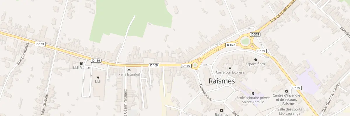 Plan du 2B Rue Jean Jaurès à Raismes