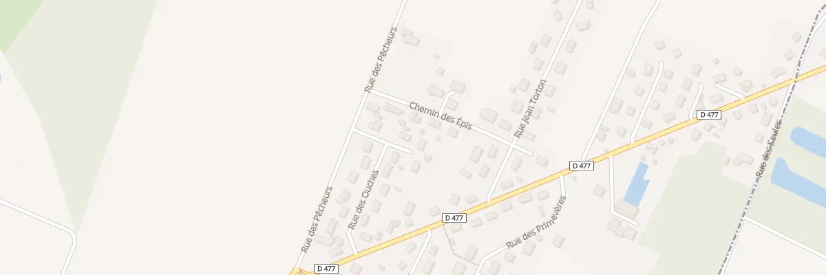 Plan du 16 Rue des Ouches à Épineau-les-Voves