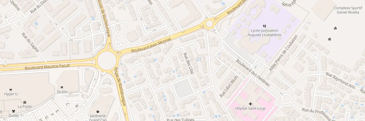 Plan du 5 Rue des Lilas à Agde
