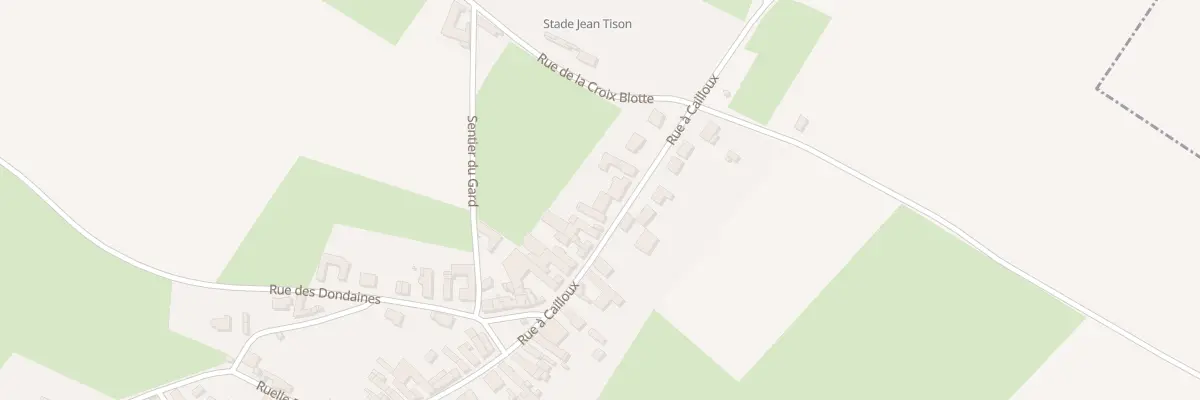 Plan du 63 Rue à Cailloux à Verchain-Maugré